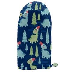 Cute-dinosaurs-animal-seamless-pattern-doodle-dino-winter-theme Microwave Oven Glove