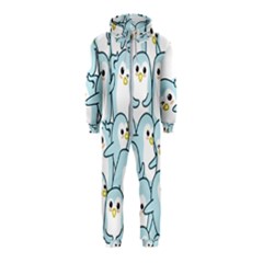 Penguins-pattern Hooded Jumpsuit (kids)