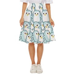 Penguins-pattern Classic Short Skirt by Simbadda