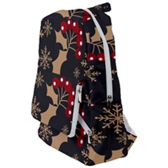 Christmas-pattern-with-snowflakes-berries Travelers  Backpack