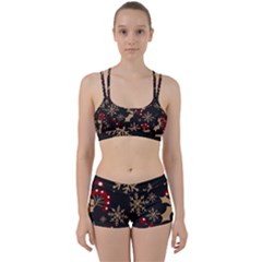 Christmas-pattern-with-snowflakes-berries Perfect Fit Gym Set