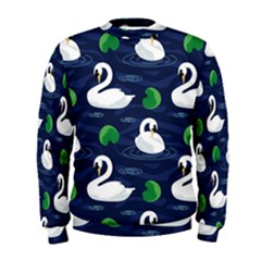 Swan-pattern-elegant-design Men s Sweatshirt