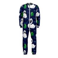 Swan-pattern-elegant-design Onepiece Jumpsuit (kids)