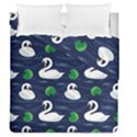 Swan-pattern-elegant-design Duvet Cover Double Side (Queen Size) View1