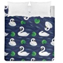 Swan-pattern-elegant-design Duvet Cover Double Side (Queen Size) View2