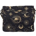 Asian Seamless Pattern With Clouds Moon Sun Stars Vector Collection Oriental Chinese Japanese Korean Buckle Messenger Bag View3