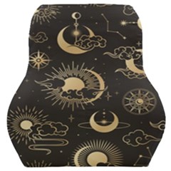 Asian Seamless Pattern With Clouds Moon Sun Stars Vector Collection Oriental Chinese Japanese Korean Car Seat Back Cushion  by Grandong