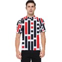 Background Geometric Pattern Men s Short Sleeve Rash Guard View1