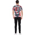 Background Geometric Pattern Men s Short Sleeve Rash Guard View2