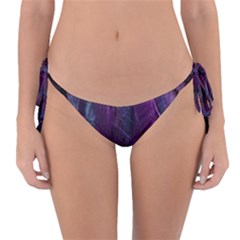 Feather Pattern Texture Form Reversible Bikini Bottoms by Grandong