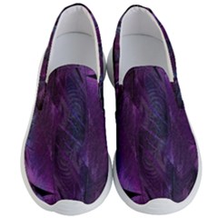 Feather Pattern Texture Form Men s Lightweight Slip Ons by Grandong