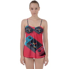 Gaming Console Video Babydoll Tankini Set by Grandong