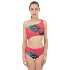 Gaming Console Video Spliced Up Two Piece Swimsuit by Grandong