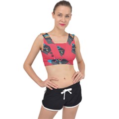 Gaming Console Video V-back Sports Bra by Grandong