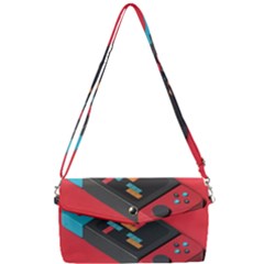 Gaming Console Video Removable Strap Clutch Bag by Grandong