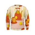 Tea Pot Cup Drawing Kids  Sweatshirt View1