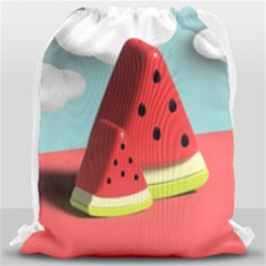 Strawberries Fruit Drawstring Bag (large) by Grandong