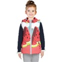 Strawberries Fruit Kids  Hooded Puffer Vest View1