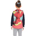 Strawberries Fruit Kids  Hooded Puffer Vest View2