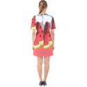 Strawberries Fruit Sixties Short Sleeve Mini Dress View2