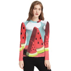 Strawberries Fruit Women s Long Sleeve Rash Guard by Grandong