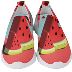 Strawberries Fruit Kids  Slip On Sneakers by Grandong