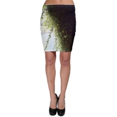 Branch Plant Shrub Green Natural Bodycon Skirt by Grandong