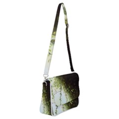 Branch Plant Shrub Green Natural Shoulder Bag With Back Zipper by Grandong