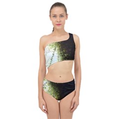 Branch Plant Shrub Green Natural Spliced Up Two Piece Swimsuit by Grandong