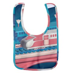 Bridge Transportation Train Toys Baby Bib by Grandong