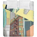 Building Urban Architecture Tower Duvet Cover Double Side (California King Size) View1