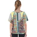 Building Urban Architecture Tower V-Neck Dolman Drape Top View2