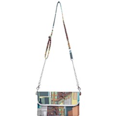 Building Urban Architecture Tower Mini Crossbody Handbag by Grandong