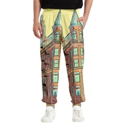 Building Urban Architecture Tower Men s Elastic Waist Pants by Grandong