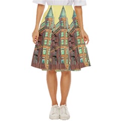 Building Urban Architecture Tower Classic Short Skirt by Grandong