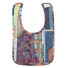 Building Urban Architecture Tower Baby Bib by Grandong