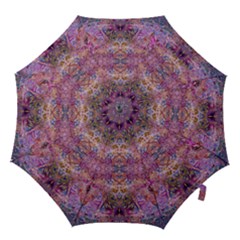 Fuchsia Intarsio Hook Handle Umbrellas (small) by kaleidomarblingart