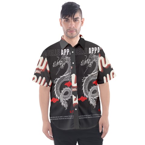 Dragon  Men s Short Sleeve Shirt by Sonugujjar