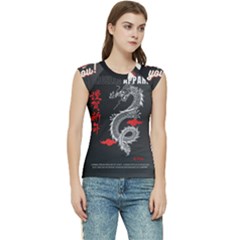 Dragon  Women s Raglan Cap Sleeve Tee