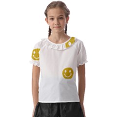 A Positive Sign Kids  Frill Chiffon Blouse by 3147293