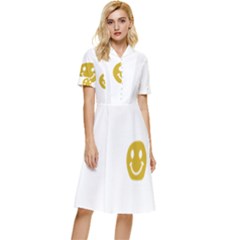 A Positive Sign Button Top Knee Length Dress by 3147293