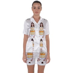 Screenshot 20230716 141722 Satin Short Sleeve Pajamas Set