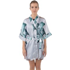 Skirt  Half Sleeve Satin Kimono  by 3147318