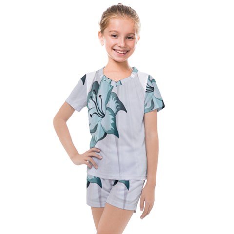 Skirt  Kids  Mesh Tee And Shorts Set by 3147318