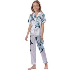 Skirt  Kids  Satin Short Sleeve Pajamas Set by 3147318