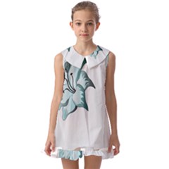 Skirt  Kids  Pilgrim Collar Ruffle Hem Dress