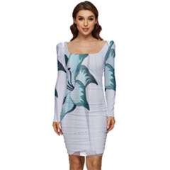 Img 20230716 151433 Women Long Sleeve Ruched Stretch Jersey Dress by 3147318