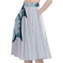 Shiva A-Line Full Circle Midi Skirt With Pocket View2