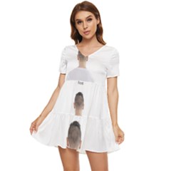 Screenshot 20230716 184009 Screenshot 20230716 184222 Tiered Short Sleeve Babydoll Dress by 3147330