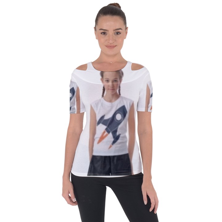 Img 20230716 195940 Img 20230716 200008 Shoulder Cut Out Short Sleeve Top